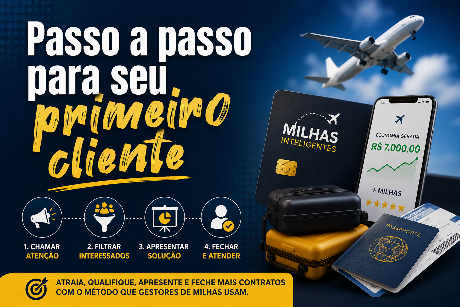 Como vender Gestão de Milhas: o método que transforma interessados em clientes