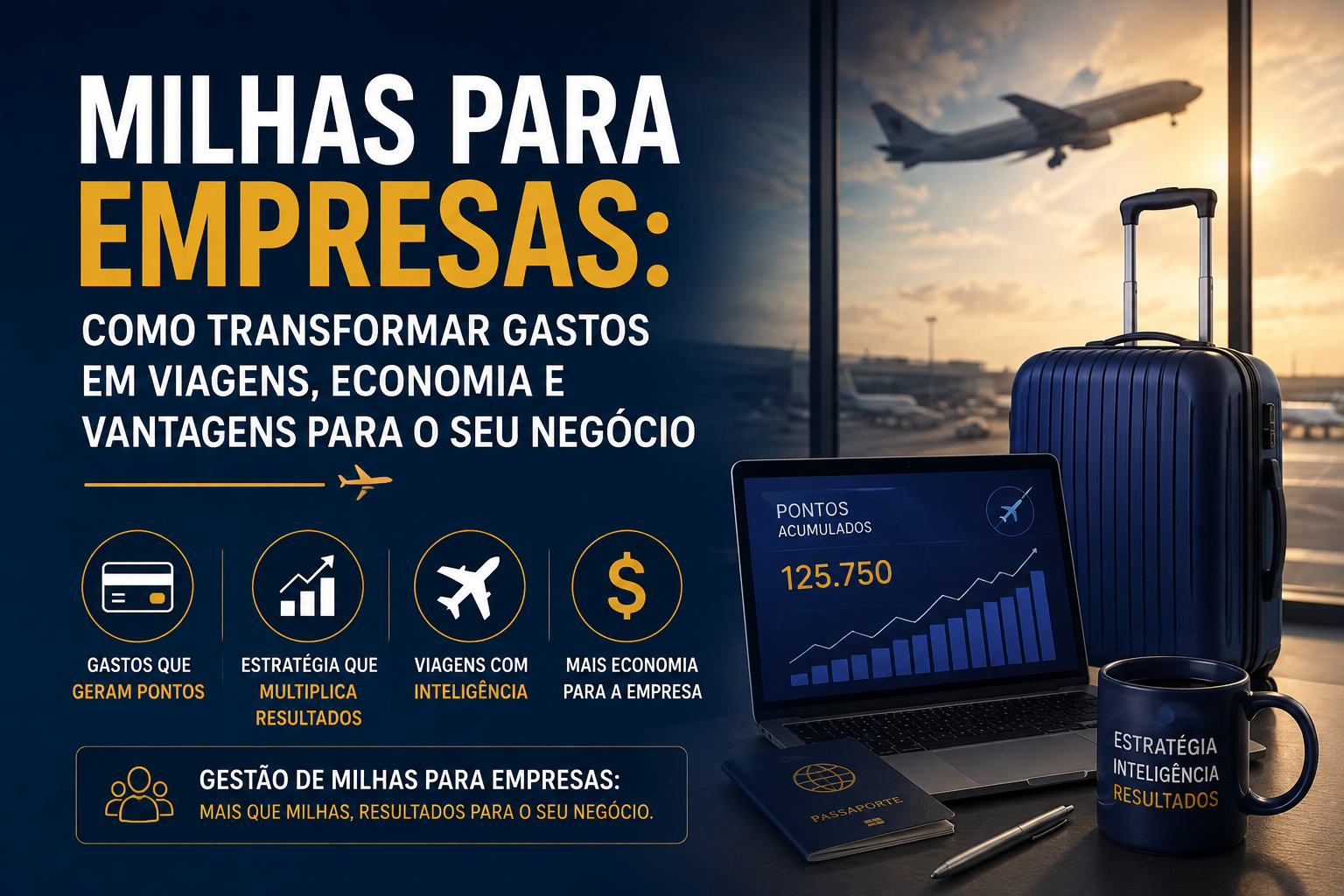 Milhas para empresas: como transformar gastos empresariais em viagens, economia e benefícios