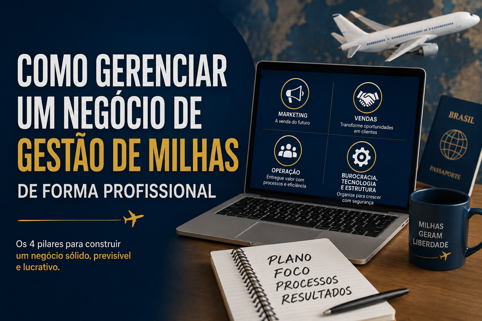 Como gerenciar um negócio de Gestão de Milhas de forma profissional