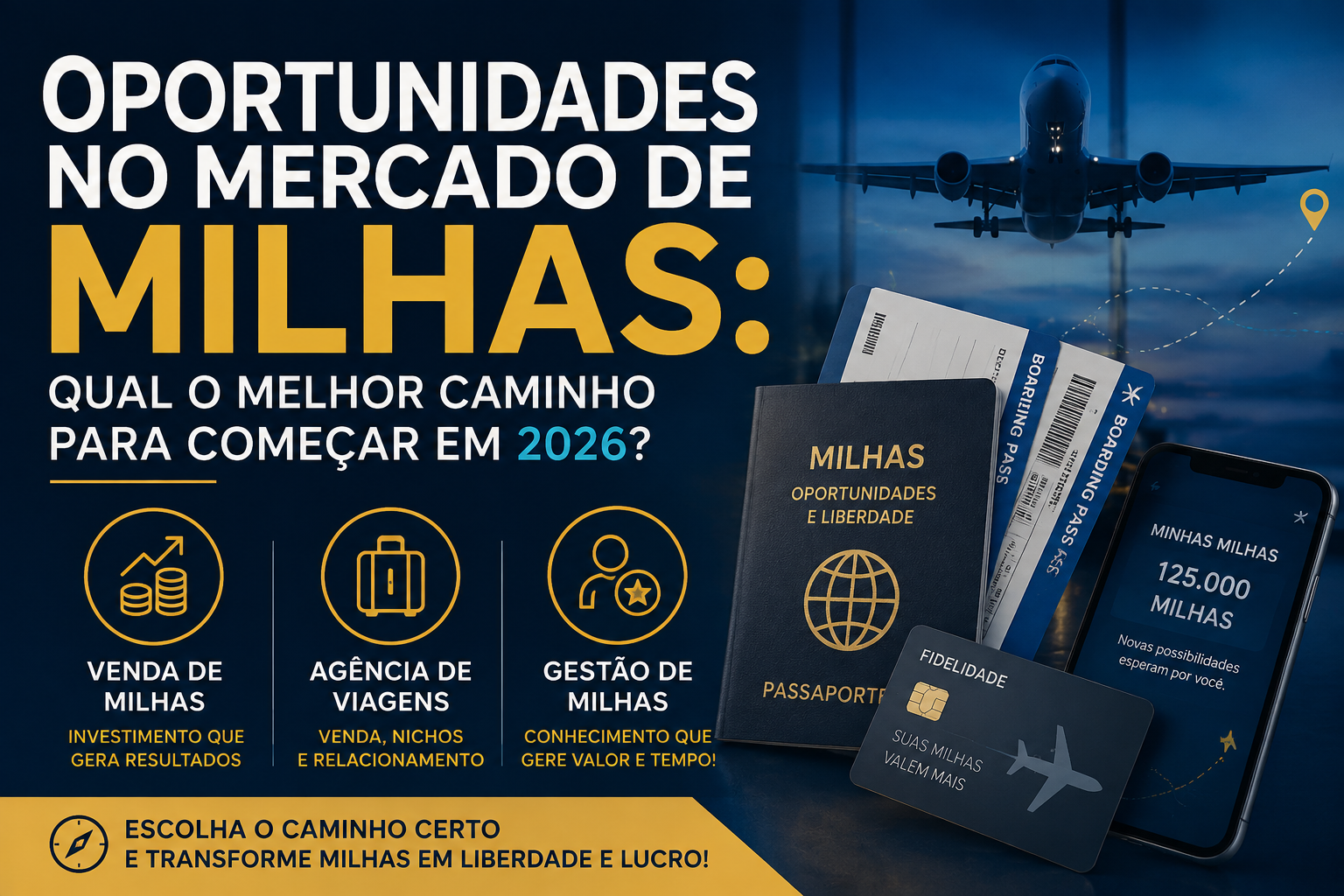 Oportunidades no Mercado de Milhas: Qual o Melhor Caminho para Começar em 2026?