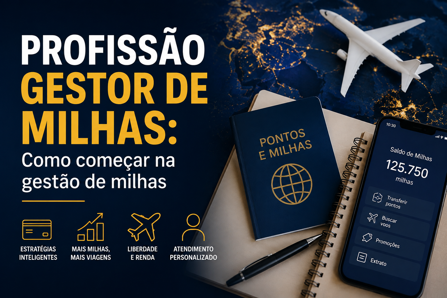 Profissão Gestor de Milhas: Como Começar na Gestão de Milhas em 2026
