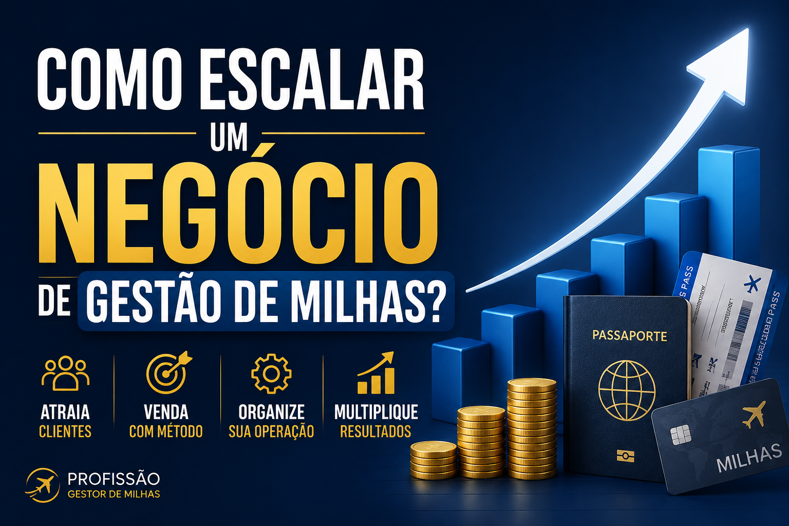 Como escalar um negócio de Gestão de Milhas?